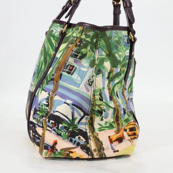 LOUIS VUITTON Eyeall Cabas PM Promenade Bag Canvas Purple - Picture 4 of 16